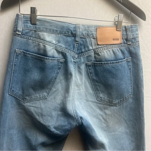 Hugo boss slim straight leg denim jeans Sz 32 - Picture 6 of 11